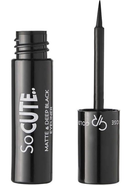 Rose So Cute Matte &amp; Deep Black Eyeliner fiyatları