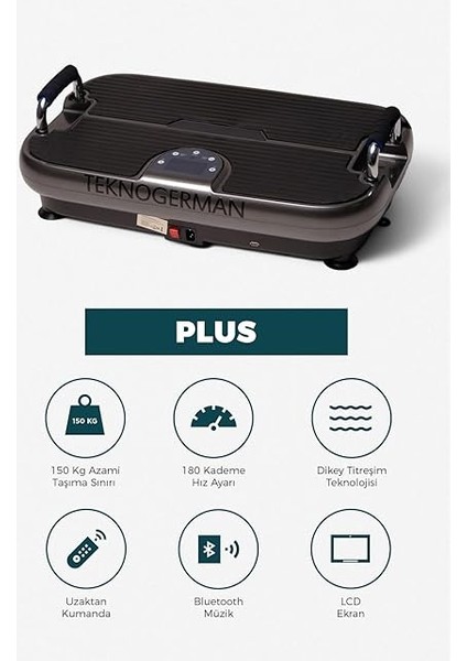 Plus Model Vibration Plate Yüksek Titreşimli Zayıflama, Egzersiz ve Spor Cihazı - Kondisyon ve Spor Aleti fiyatları