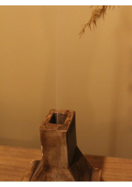 Şömine Taş Geri Akış Tütsülük ve 10 Adet Palo Santo Konik Tütsü modelleri