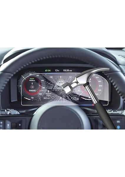 Nissan Qashqai 12.3 Inç Dijital Gösterge Paneli Ile Uyumlu Ekran Koruyucu Nano modelleri