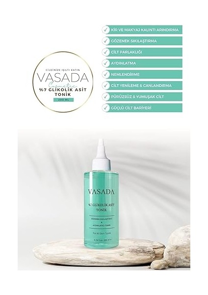 Gözenek Sıkılaştırıcı ve Aydınlatıcı Glikolik Asit Aha &amp; Bha Tonik 200 ml fırsatları