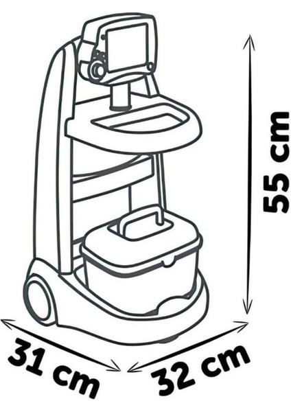 Bfs 760034027 Tıbbi Kurtarma Arabası -Smoby modelleri
