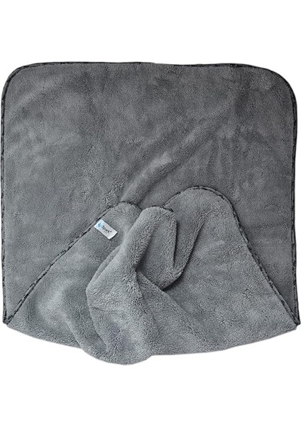 2316 Mikrofiber Peluş Oto Kurulama ve Temizlik Bezi Büyük Boy 60X90 Cm. Gri fırsatları