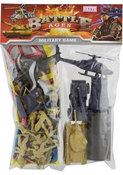 Kette Plastik Poşetli Minik Askerler Oyuncak Seti