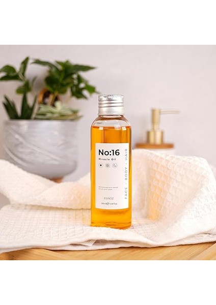 No:16 Nemlendirici Besleyici Yenileyici Işıltı Verici Mucizevi Onarıcı Bakım Yağı 100 ml fırsatları