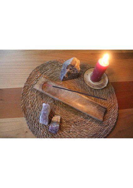 Akçaağaç Ahşap Tasarım Çubuk Tütsülük Açık Renk