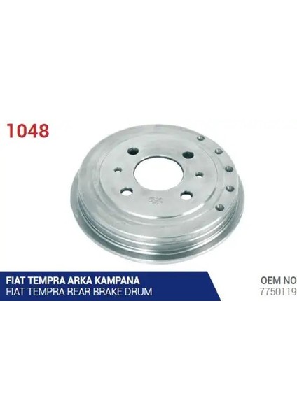 1048 Fren Kampanasi 7750119 (2 Adet Fiyatıdır)