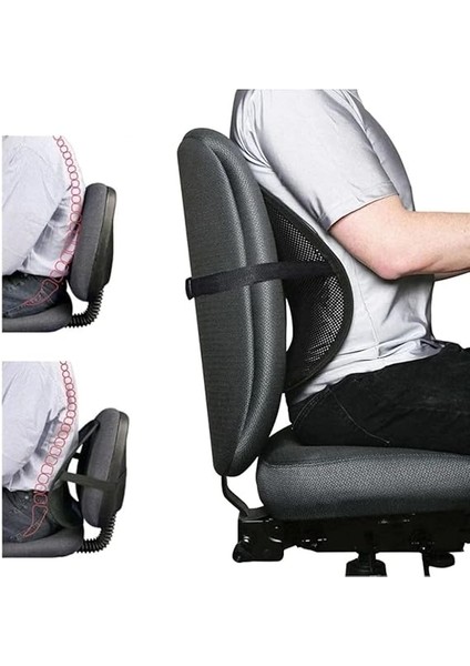 Sırt Dayama Filesi Terletmeyen Bel Desteği Minderi Ortopedik Ofis Koltuk Yastığı fırsatları