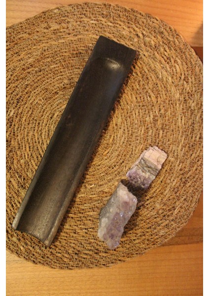 Akçaağaç Ahşap Tasarım Çubuk Tütsülük Koyu Renk