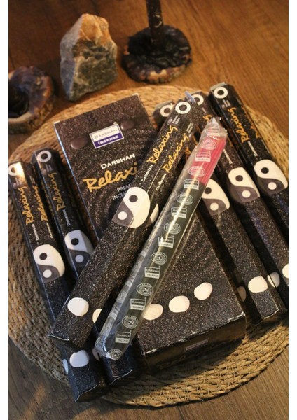 Yin ve Yang Spiritüel Enerji Özel Kutu Tütsü 6lı