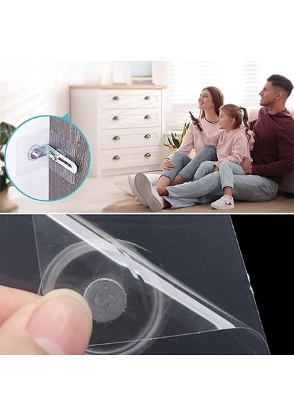 Deprem Için Ultra Dayanıklı Çivisiz Duvarı Delmeden Ayarlanabilir Eşya Sabitleyici Aparat fırsatları