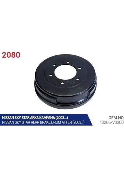 2080 Fren Kampanasi 43206V0300