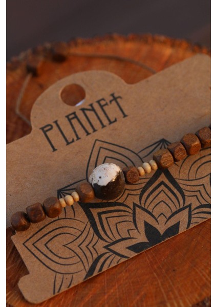 Ahşap Boncuk Doğa Otantik Bileklik