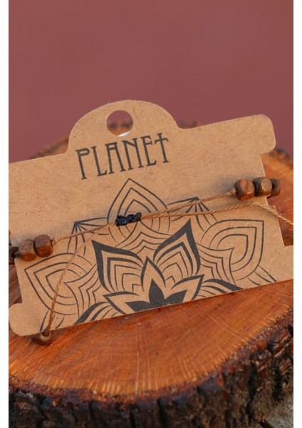 Ahşap Boncuk Doğa Otantik Bileklik modelleri