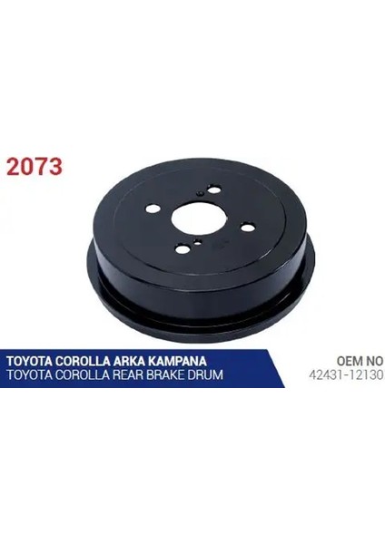 2073 Fren Kampanasi 4243112130 (2 Adet Fiyatıdır)
