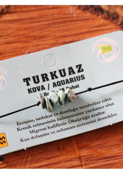 Turkuaz Spiritüel Enerji Bileklik