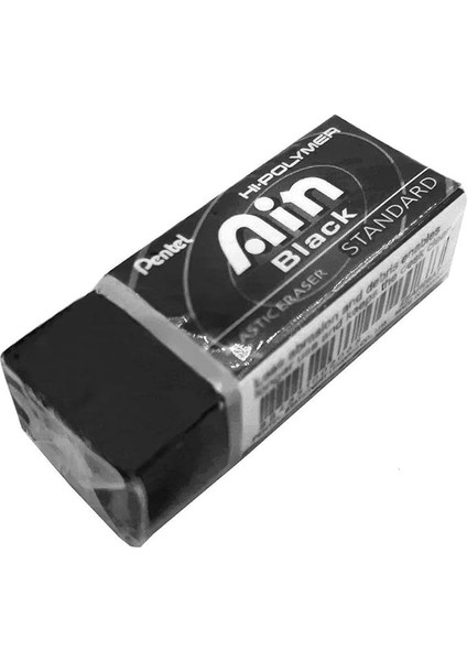 Öğrenci Silgisi Hi-Polymer Düz Siyah ZEAH06 Ax
