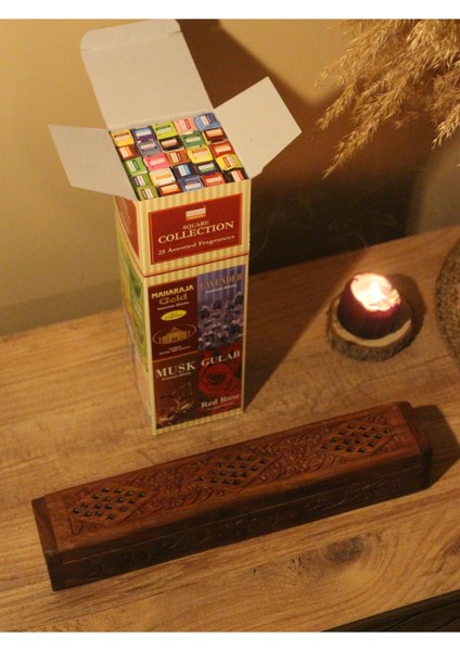 Ağaç Tabut Tütsülük ve 25 Farklı Koku Tütsü