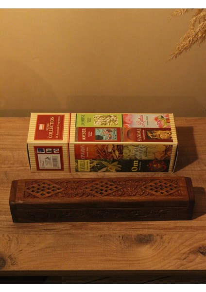 Ağaç Tabut Tütsülük ve 25 Farklı Koku Tütsü fırsatları