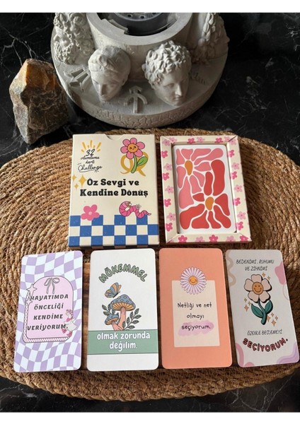 Manifest / Olumlama Kartları Öz Sevgi ve Kendine Dönüş - 32 Kart fiyatları