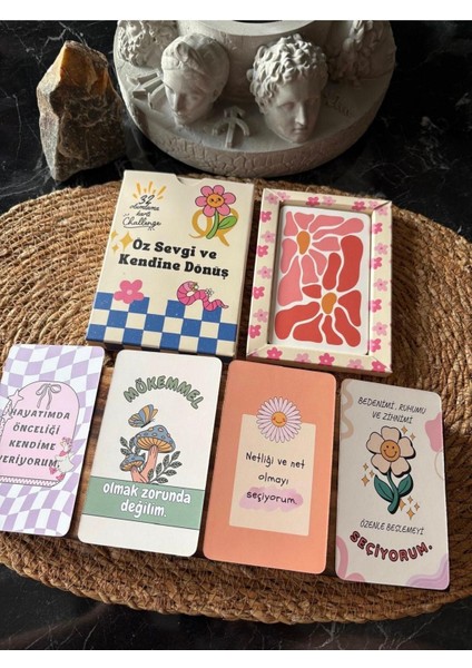 Manifest / Olumlama Kartları Öz Sevgi ve Kendine Dönüş - 32 Kart modelleri