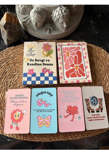 Manifest / Olumlama Kartları Öz Sevgi ve Kendine Dönüş - 32 Kart
