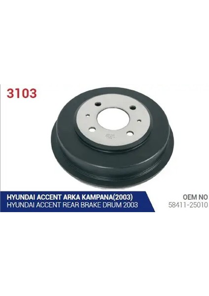 3103 Fren Kampanasi 5841125010