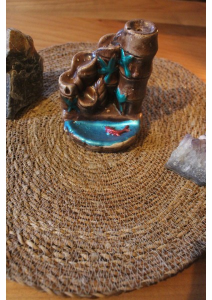 Geri Akış Havuzlu Tasarım Taş Tütsülük