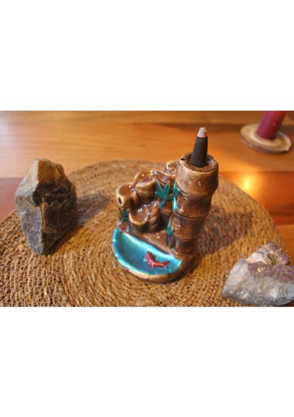 Geri Akış Havuzlu Tasarım Taş Tütsülük