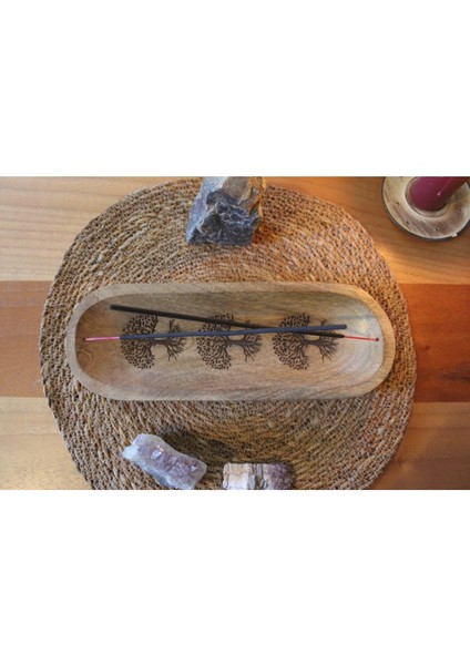 Ağaç Tasarımlı Oval Geniş Çubuk Tütsülük indirimleri