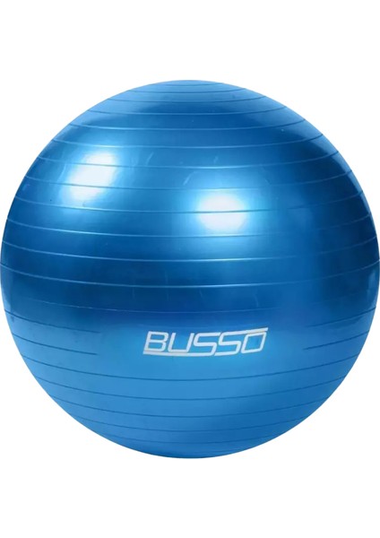 65 cm Mavi Pilates Topu (Pompa Dahildir)