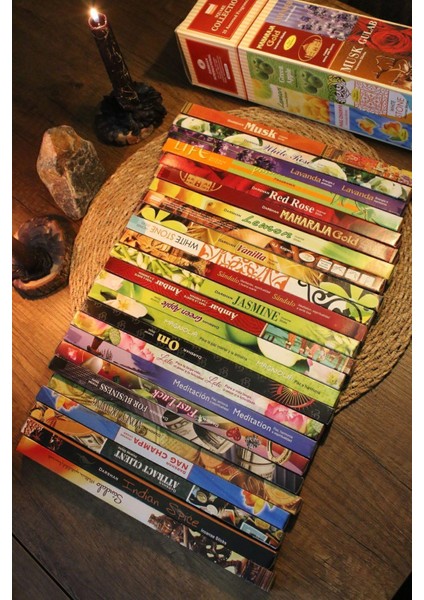 25 Farklı Koku İçeren Özel Tütsü Koleksiyonu modelleri