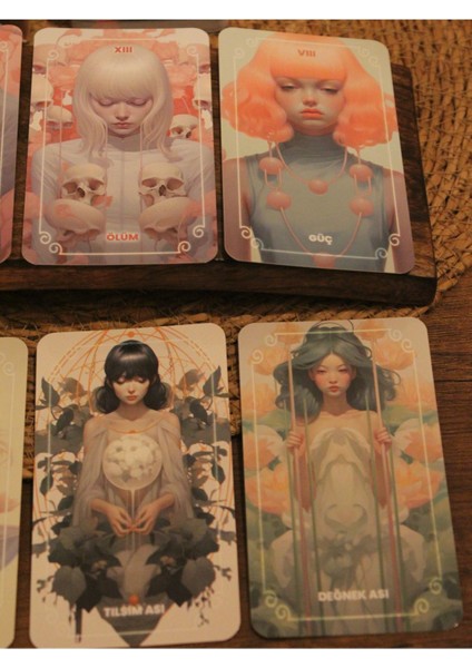 Mystic Tarot Destesi - 78 Kart modelleri