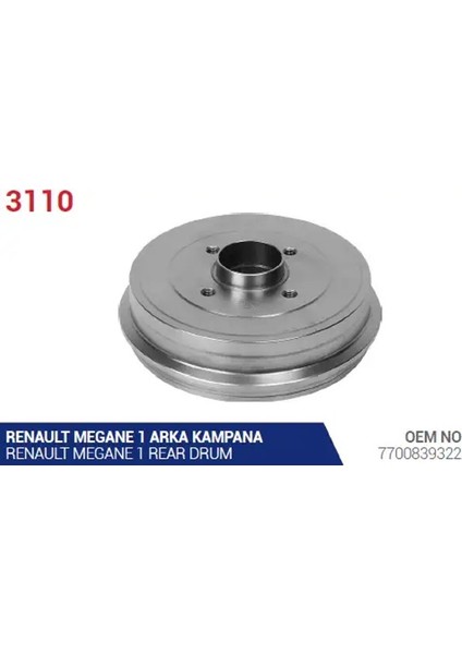 3110 Fren Kampanasi 7700839322