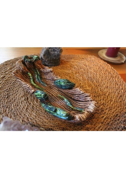 Ağaç Kabuğu Tasarım Çubuk Tütsülük