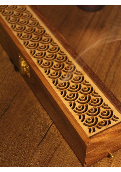 Ağaç Tabut Çubuk ve Konik Özel Tasarım Çekmeceli Tütsülük modelleri