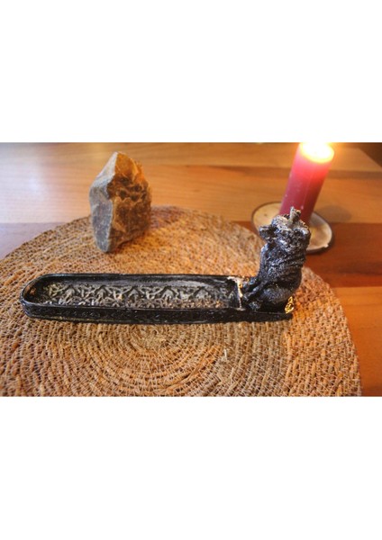 Polyester Özel Tasarım Kedi Çubuk Tütsülük