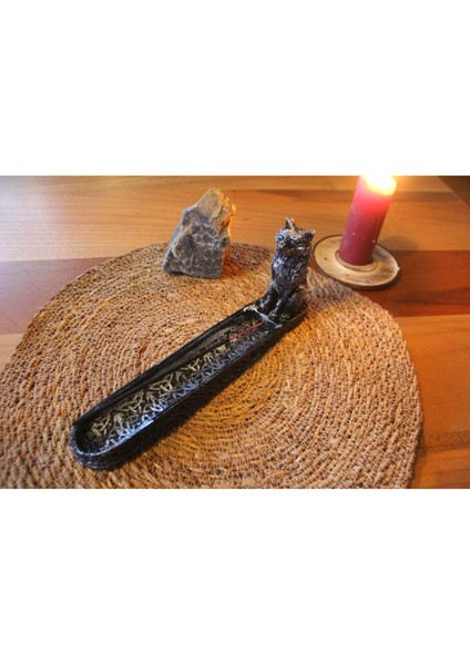 Polyester Özel Tasarım Kedi Çubuk Tütsülük