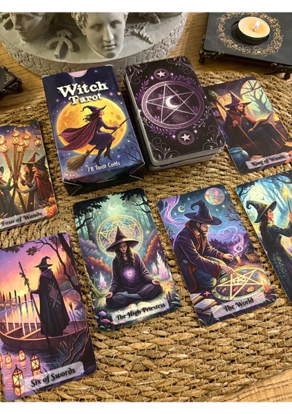 Witch Tarot Destesi - 78 Kart fırsatları