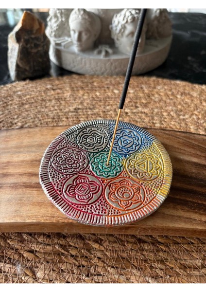 7 Çakra Metal Çubuk & Konik Tütsülük fiyatları