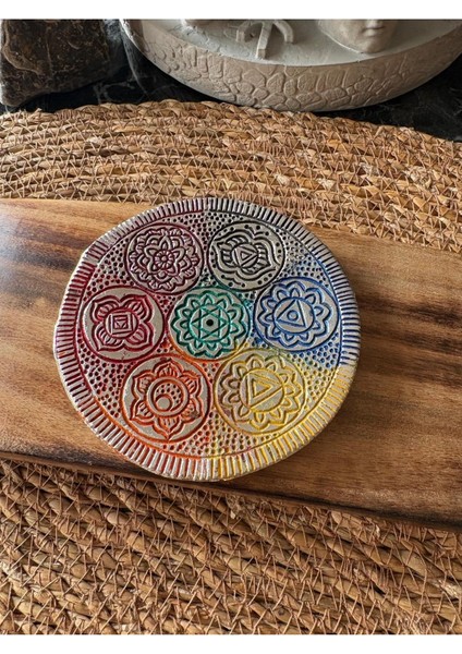 7 Çakra Metal Çubuk & Konik Tütsülük