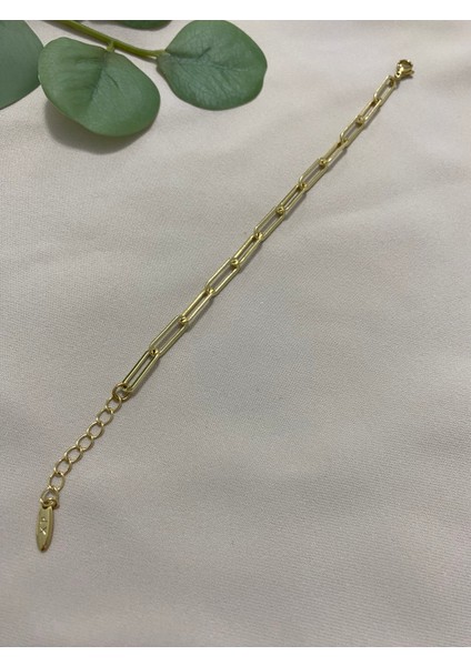 Xuping Xp Gold Altın Kaplama Kadın 14K Ataç Bileklik Suya Dayanıklı Kararma Yapmaz Günlük ve Özel Gün Kullanımına Uygun Hediyelik Zarif Tasarım 17 cm 19 cm Ayarlanabilir Bileklik