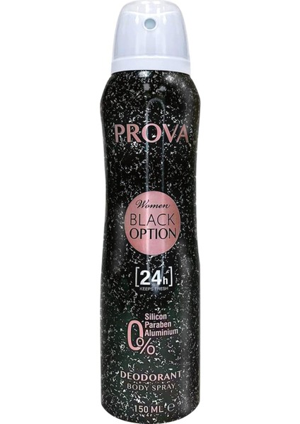 Black Option Kadın Deodorant 150 ml