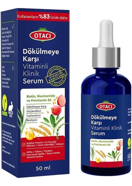 Dökülmeye Karşı Vitaminli Klinik Serum