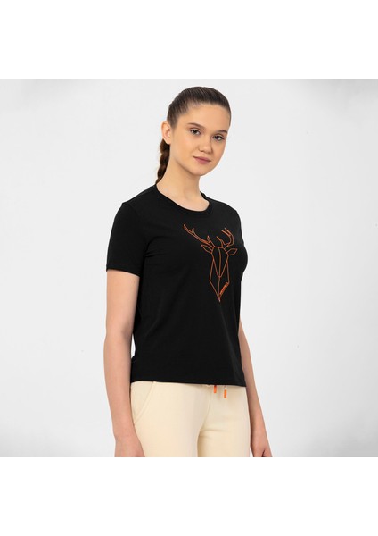 Torm Kadın Siyah Tişört