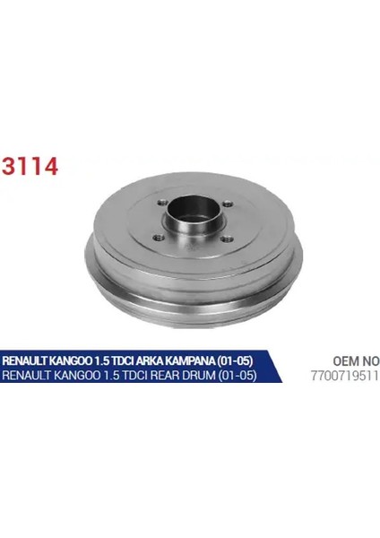 3114 Fren Kampanasi 7700719511