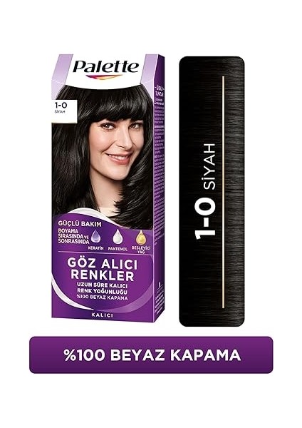 Yoğun Saç Boyası 1.0 Siyah modelleri