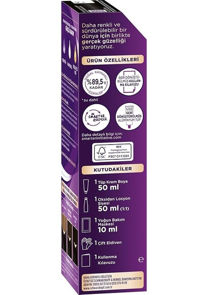 Yoğun Saç Boyası 1.0 Siyah fırsatları