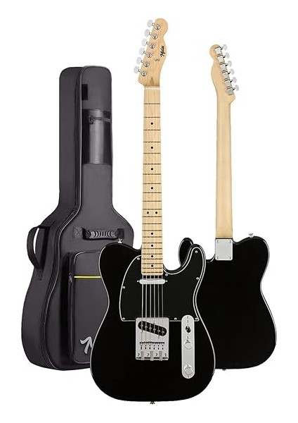 TLX-50BK-30AMP Tele Kasa Maple Klavye 2 Single-Coil 30W Amfili Elektro Gitar modelleri