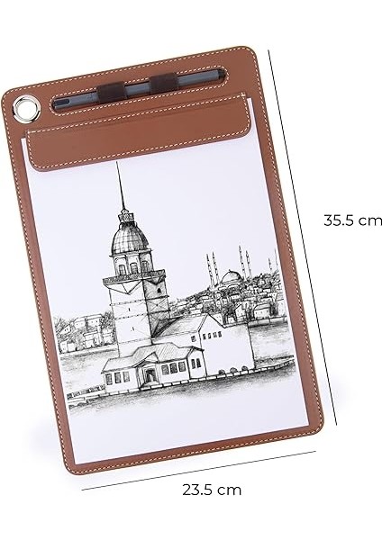 Kapaksız Sekreterlik Mıknatıslı Sanatsal Çizim A4 Rainbow Art Clip Board Vegan 23,5X35,5 Cm. Taba fiyatları